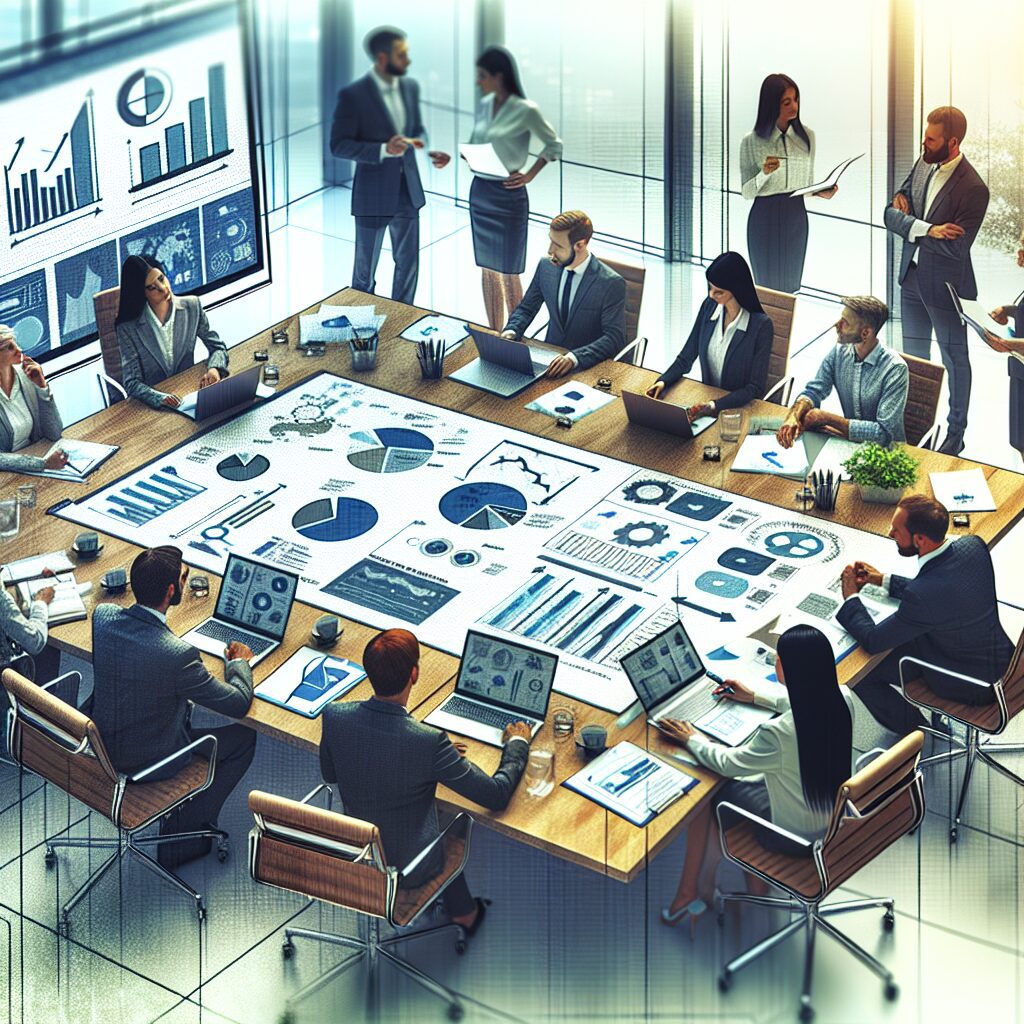 Gráficos e dados representando benchmarks em gestão de facilities.
