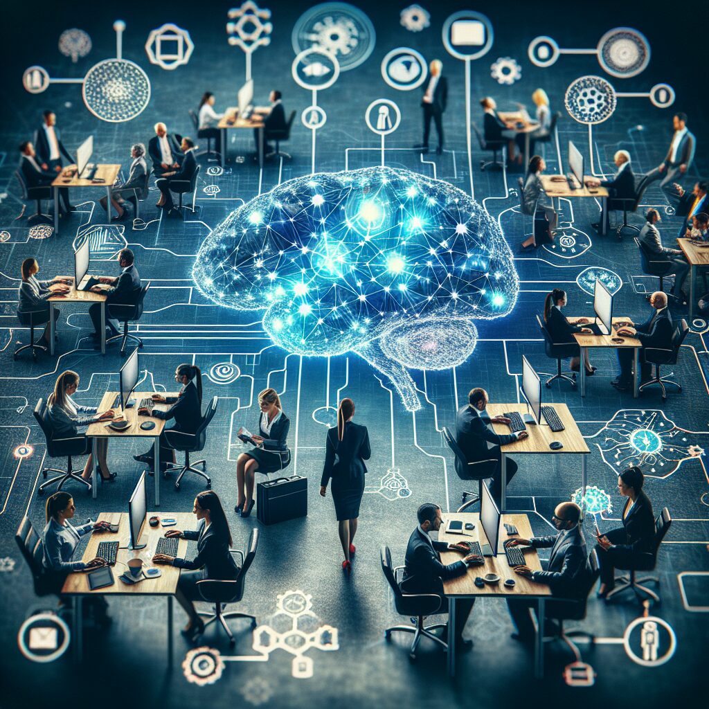 Computador exibindo gráficos e dados sobre manutenção de redes por meio de aprendizado de máquina.