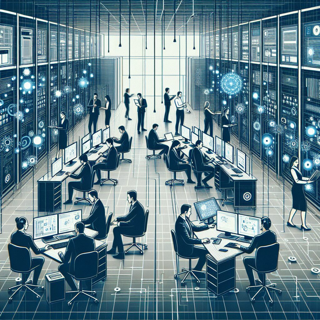 Gráfico mostrando a melhoria na eficácia operacional com controle de inventário de TI.