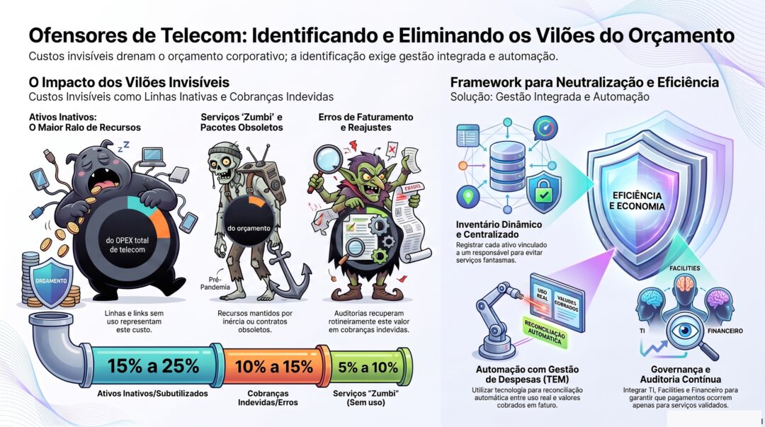 ofensores de telecom corporativo
